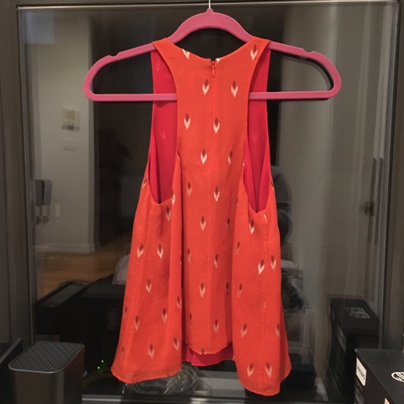 Joie Red Pattern Tank - Picture 3 of 3